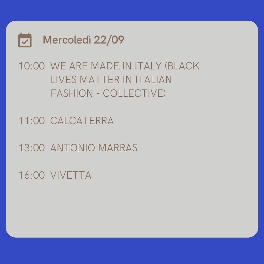 eventi Digitali Milano Fashion Week